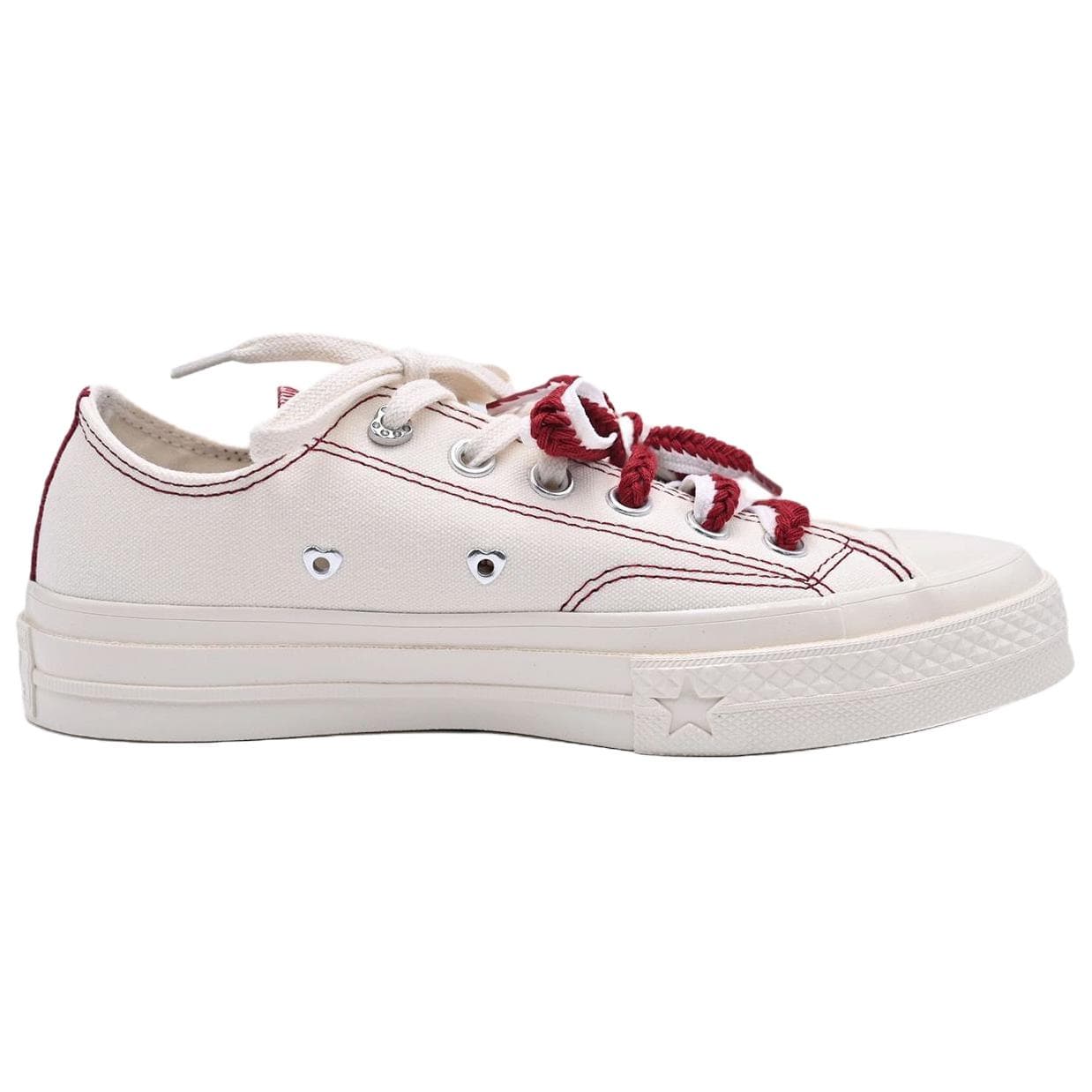 Кеды Converse Chuck 70X Low-Top Sneakers Унисекс Бежевый Красный - изображение 2