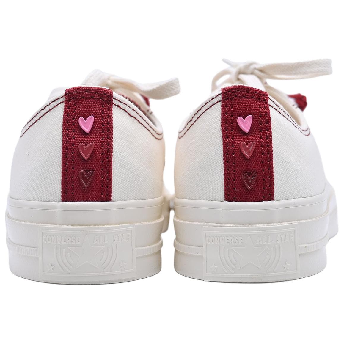 Кеды Converse Chuck 70X Low-Top Sneakers Унисекс Бежевый Красный - изображение 5