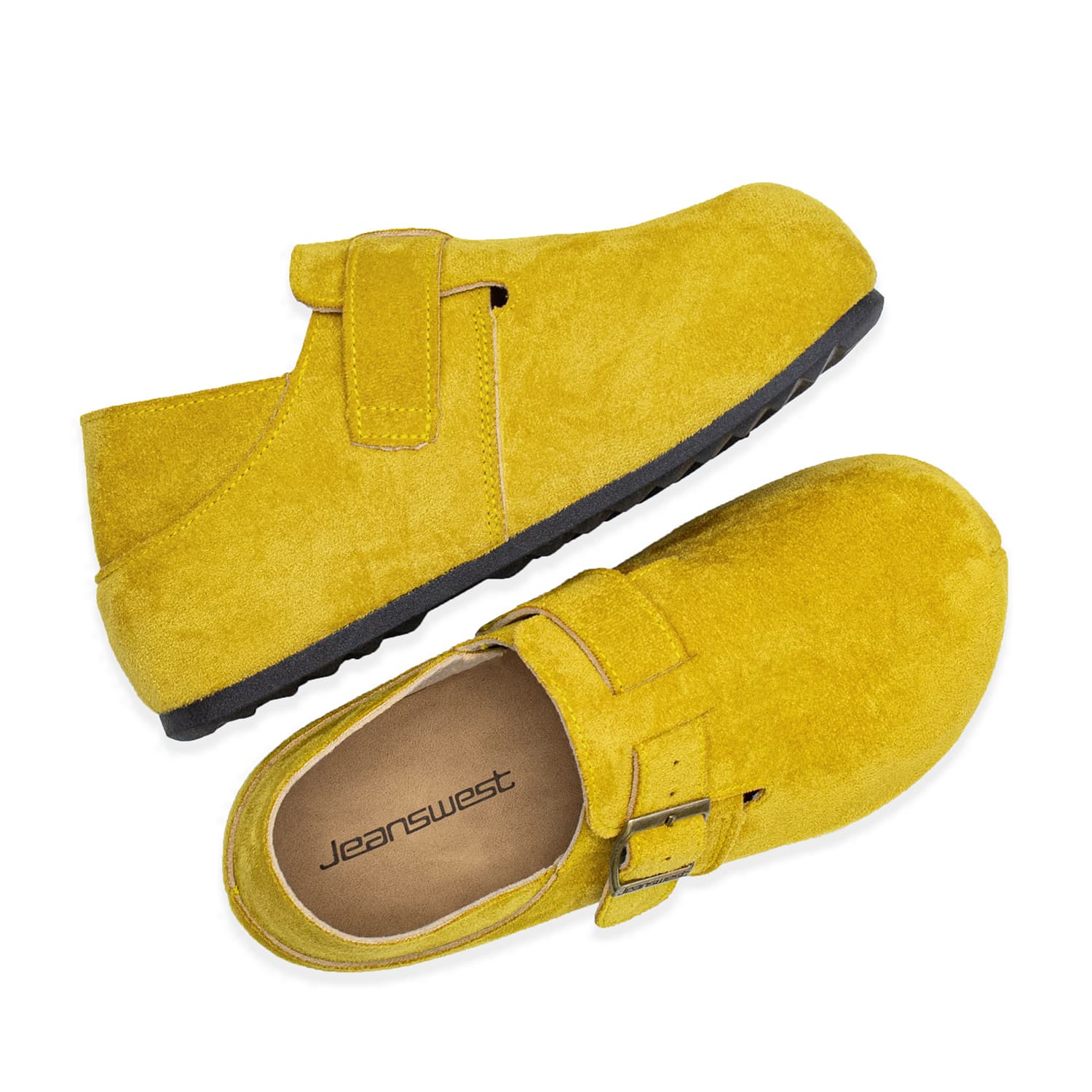 Сандалии JEANSWEST Обувь в стиле Birkenstock Желтый (Универсальный размер) Женские - изображение 2