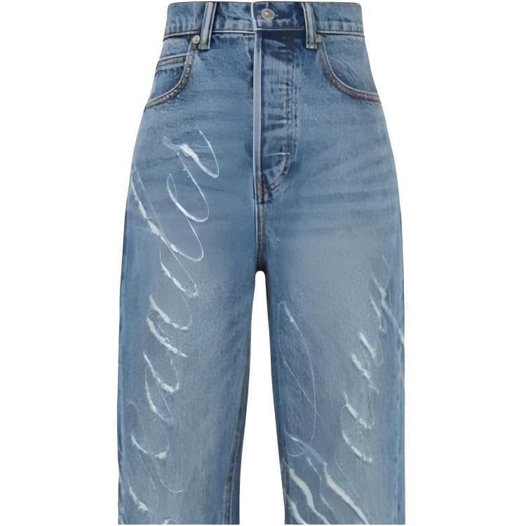 Джинсы Alexander Wang Джинсы Женские Blue - изображение 2