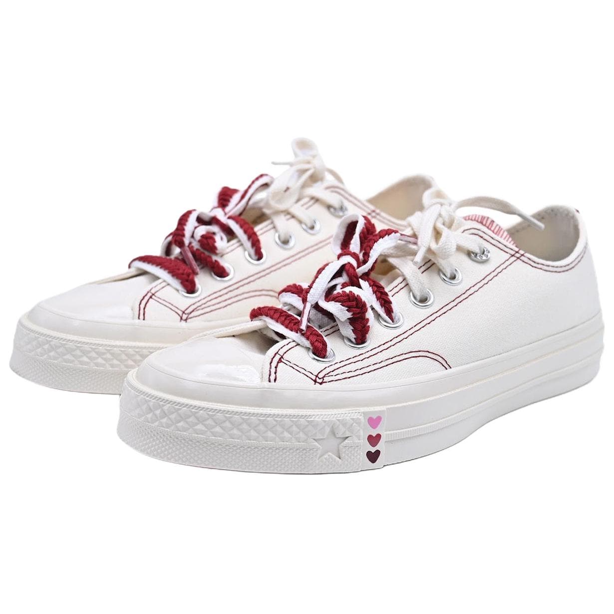 Кеды Converse Chuck 70X Low-Top Sneakers Унисекс Бежевый Красный - изображение 3