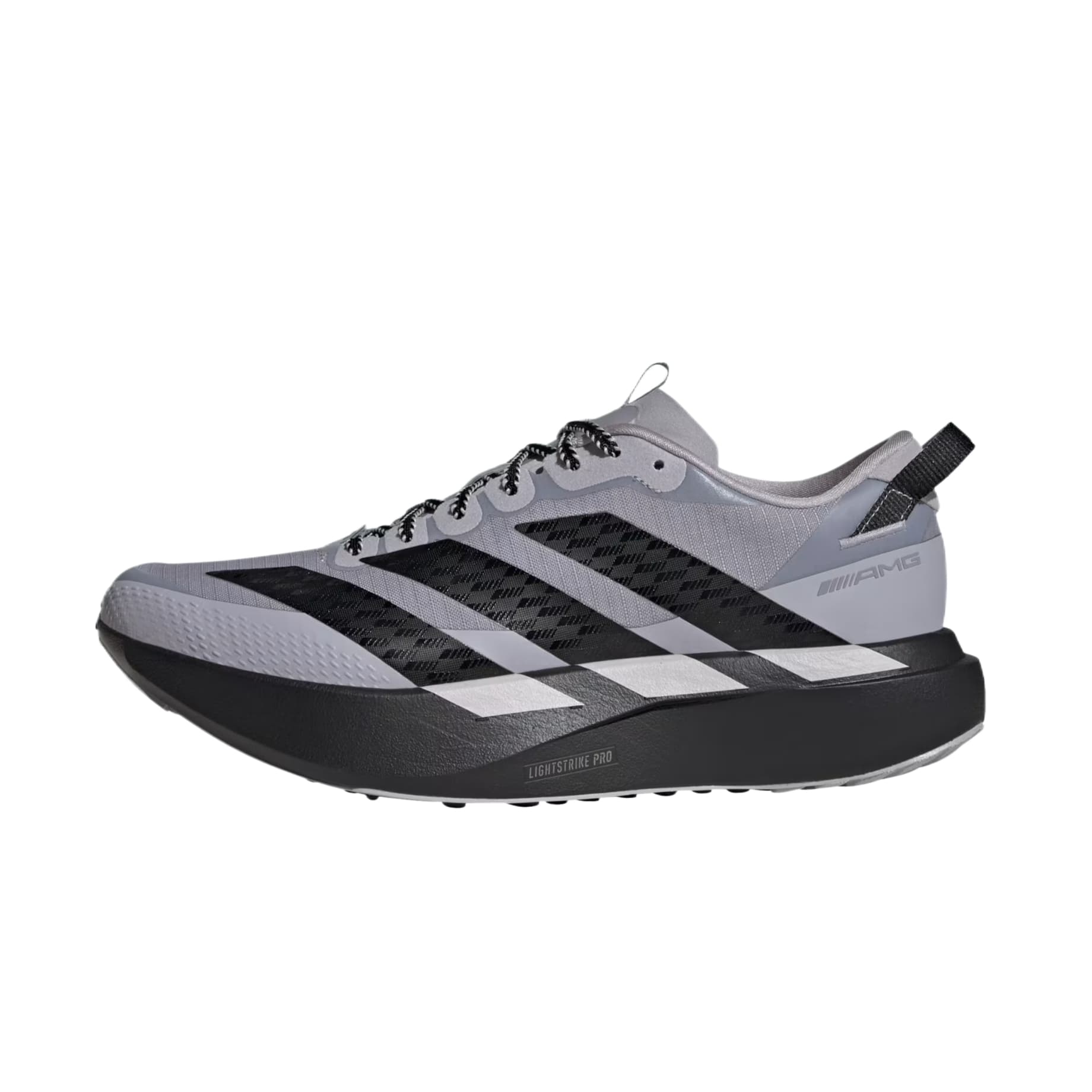 Кроссовки для бега Adidas Adizero Evo SL Беговые кроссовки Низкий Топ Славный Серый Основной Черный Основной Черный Мужской - изображение 1