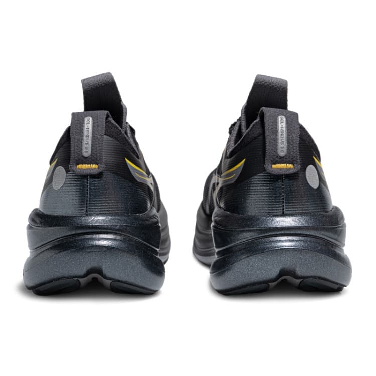 Кроссовки для бега asics Гель Nimbus 28 Беговые кроссовки Low Топ Черный серебристый Серый Мужской - изображение 4