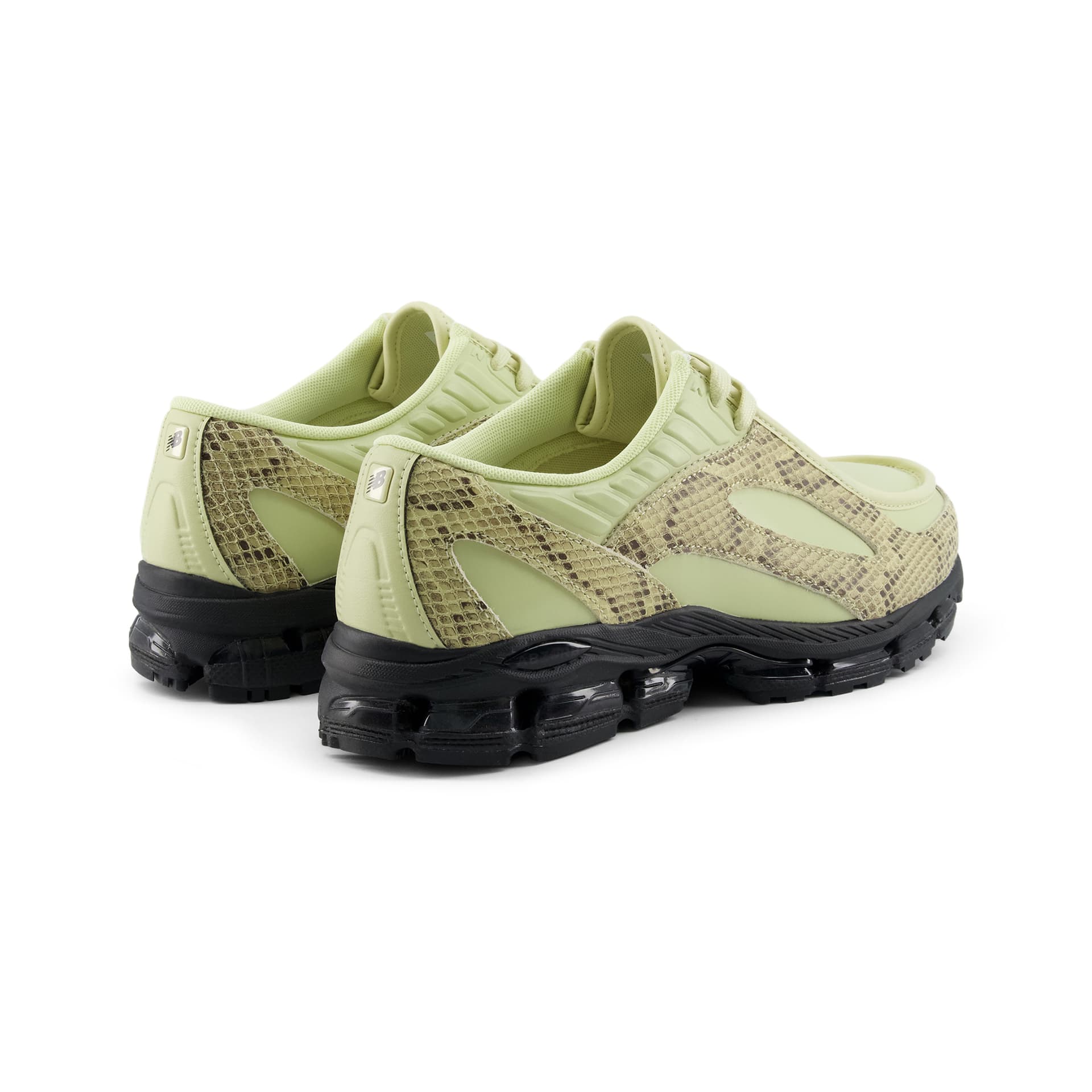 Кроссовки для бега New Balance 1890A Low Топ Беговые кроссовки Унисекс Змеиный принт Осенний зеленый - изображение 5