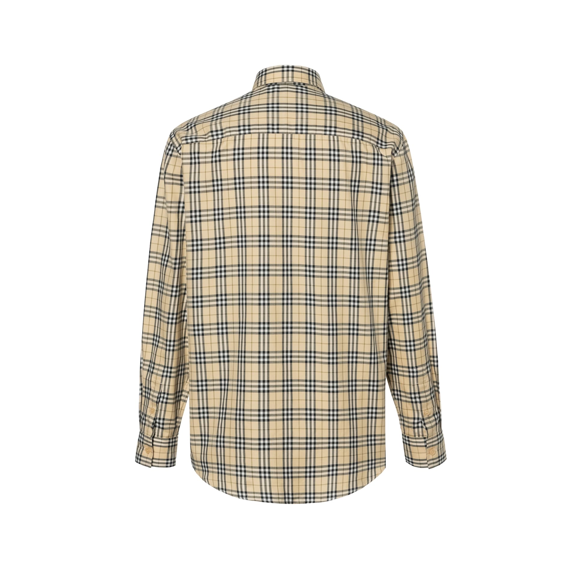 Рубашка Burberry Песочный Мужские Рубашки - изображение 3