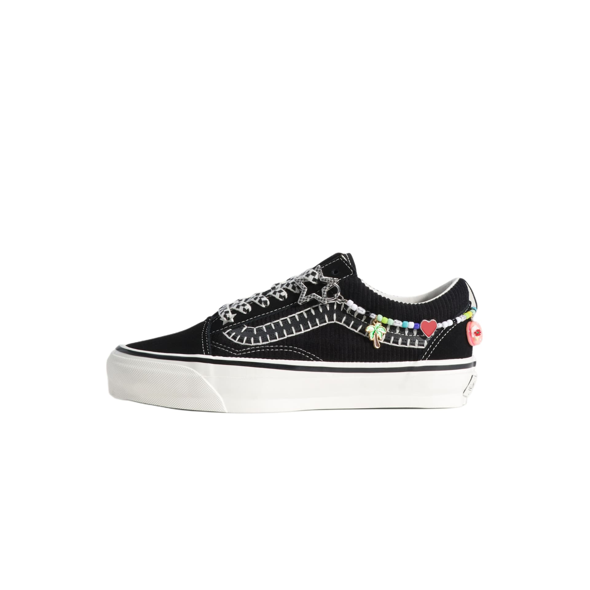 Кроссовки Vans Premium Old Skool Скейтборд Кроссовки Низкий Верх Черный Зефир Белый Унисекс - изображение 1