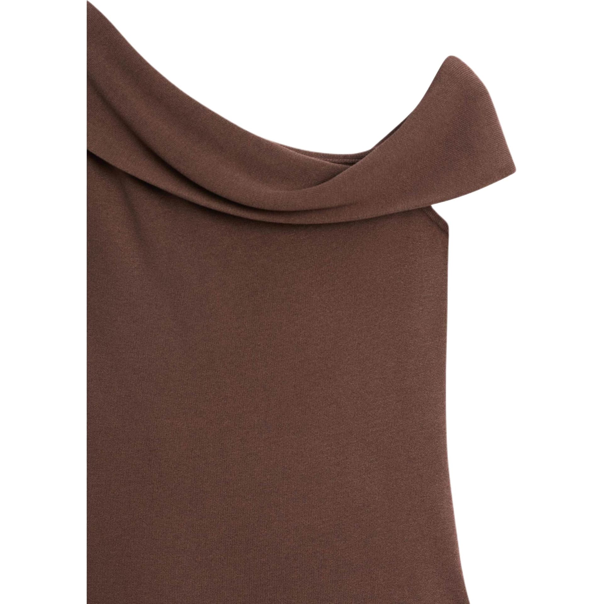 Massimo Dutti Коричневый Женские Платья без рукавов - изображение 3