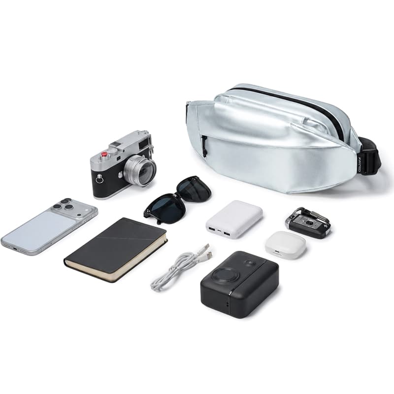 Нагрудная сумка HLA Avantgo Сумки слинг Серебряный Мужской - изображение 4