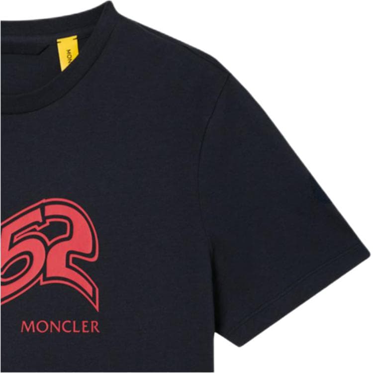 Футболка Moncler Черные Мужские T-рубашки - изображение 3