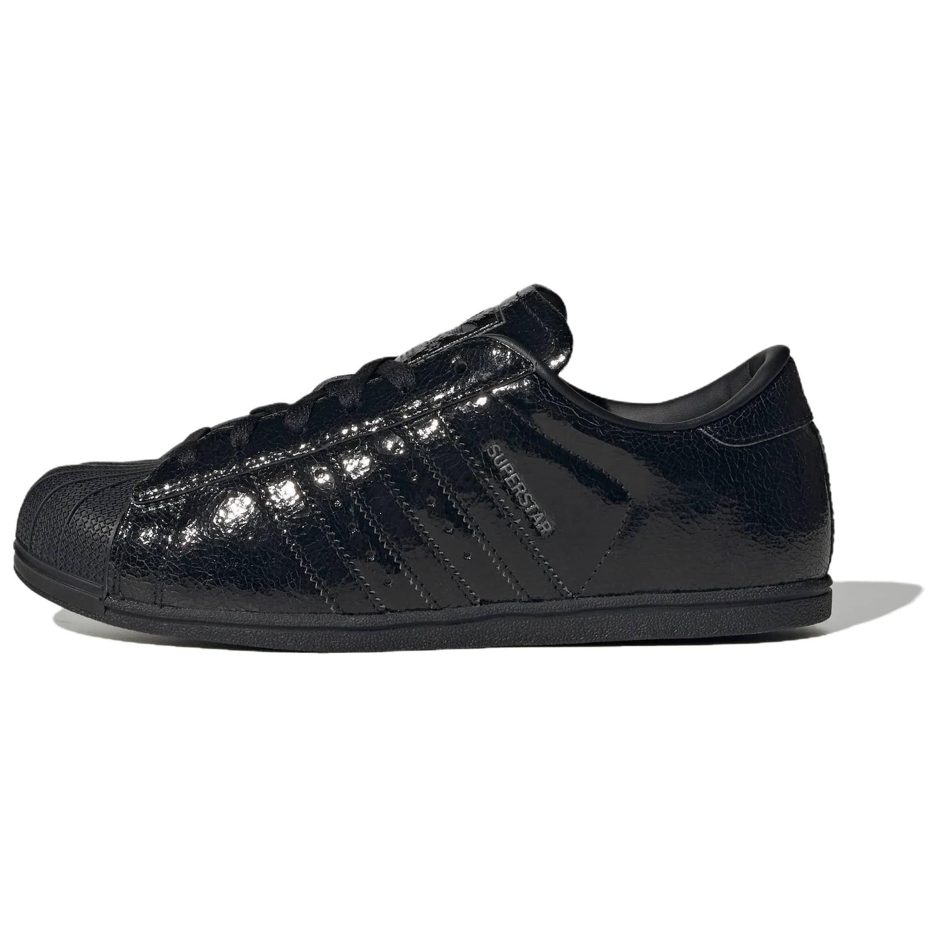 Кроссовки Adidas Originals Superstar Кеды для скейтбординга Low Топ Черный темно-серый Женские - изображение 1