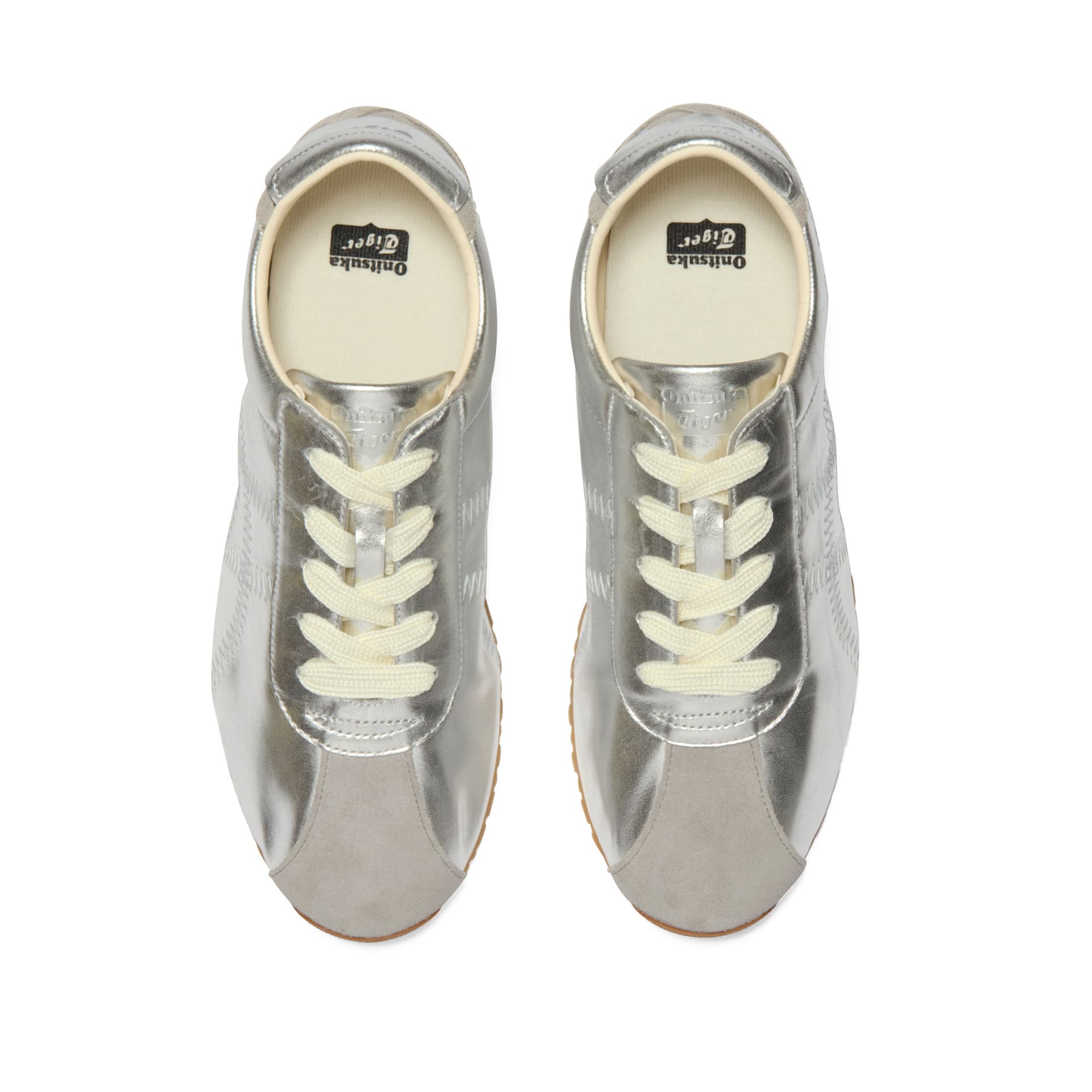 Кроссовки Onitsuka Tiger Corsair Повседневная обувь Low Топ Серебряный Унисекс - изображение 5
