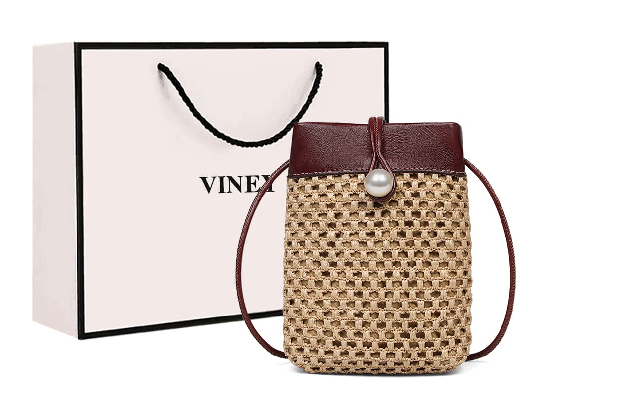 Сумка через плечо VINEY Сумка через плечо Кофейно-коричневая Женская - изображение 2
