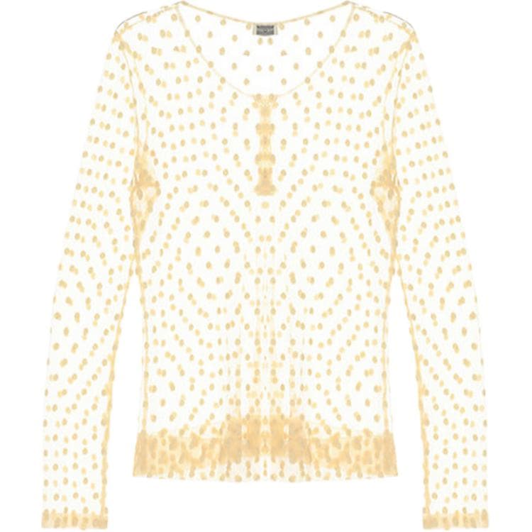 Футболка dries van noten Бежевые Женские T-рубашки - изображение 2