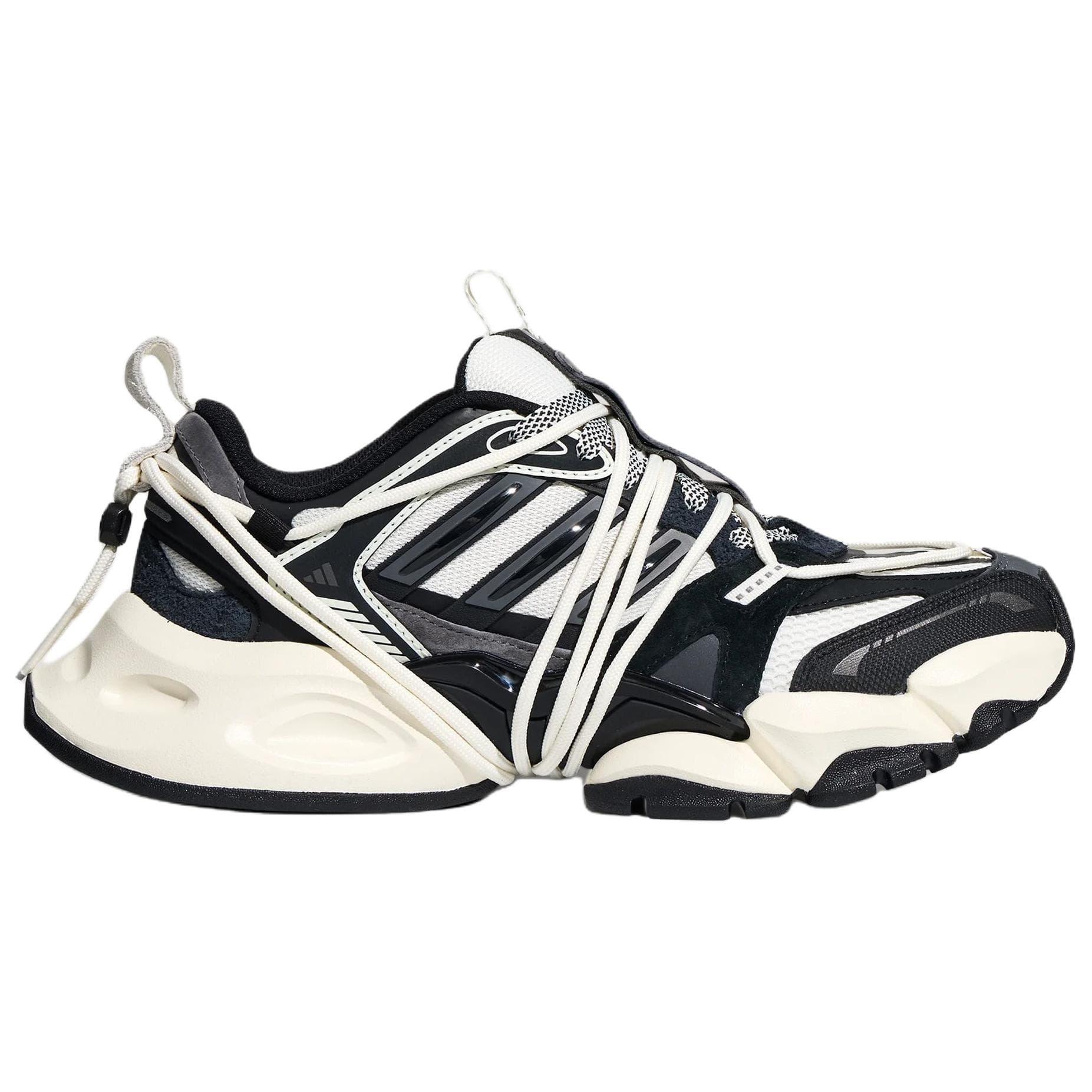 Кроссовки для бега Adidas XLG RUNNER DELUXE 2,0 Беговые кроссовки Низкий Топ Нефрит Белый Черный Яркий Металл Железо Серый Унисекс - изображение 2