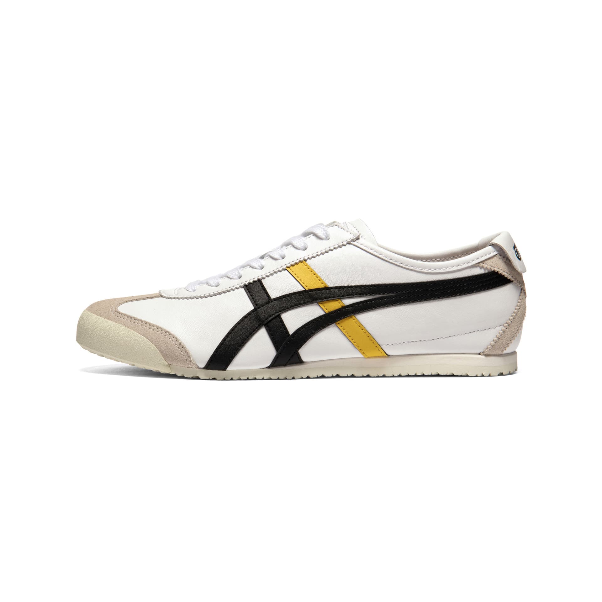 Кроссовки Onitsuka Tiger MEXICO 66 Повседневная обувь Низкий Топ Белый Черный Желтый Унисекс - изображение 1