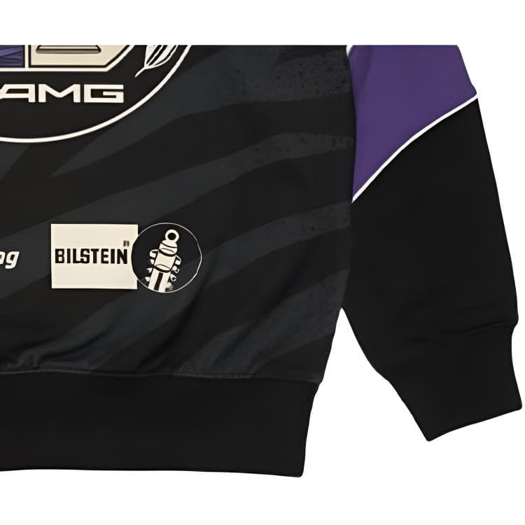Худи PALACE SS21 x AMG Technical Crew Black Logo - изображение 7