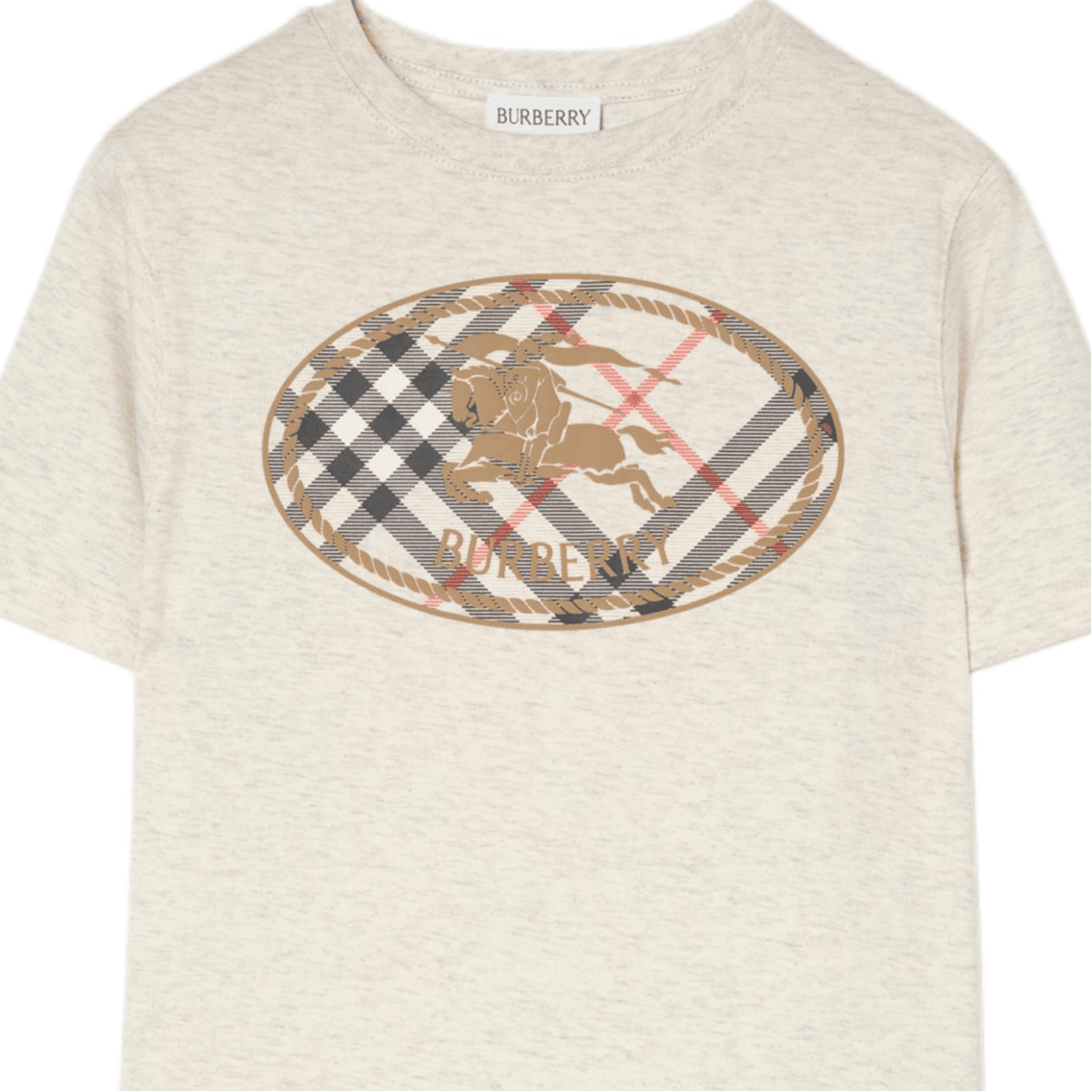 Футболка Burberry Белые Детские Рубашки T - изображение 3