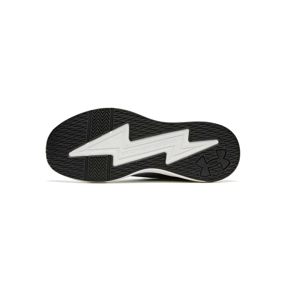 Кроссовки Under Armour Детские беговые кроссовки Low Топ Белый черный Kids - изображение 5