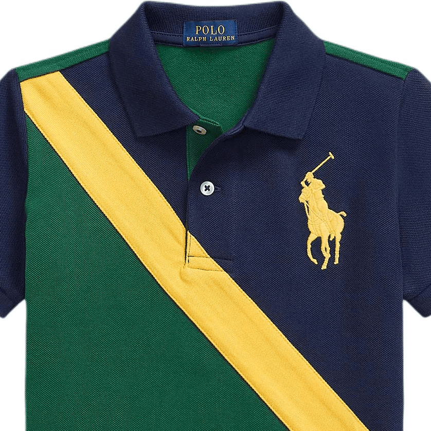 Polo Ralph Lauren Big Pony Морской Синий Многоцветный Детский Поло - изображение 3