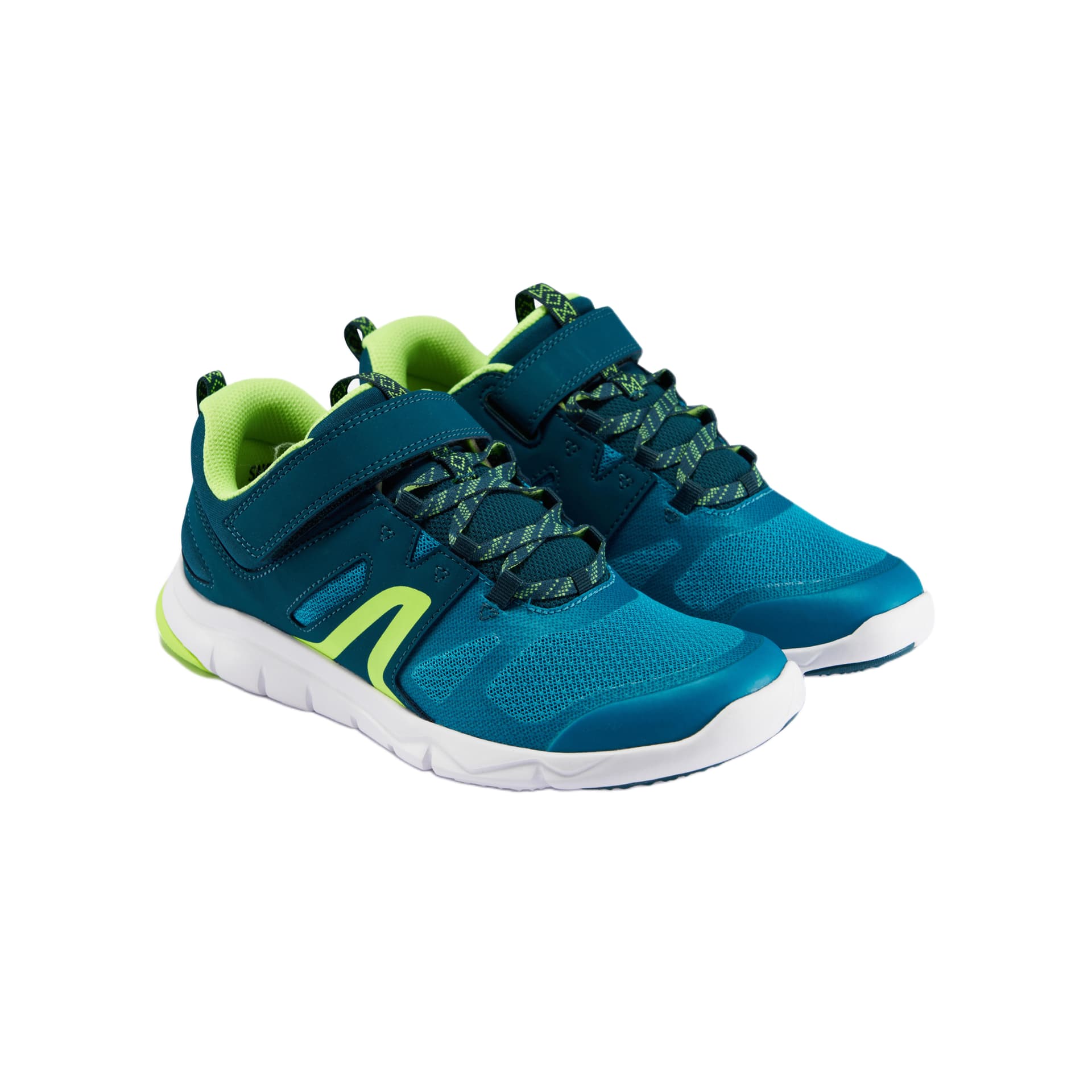 DECATHLON Детская обувь для активного отдыха Low Топ Павлин Синий Бирюзовый Зеленый Флуоресцентный Желтый Kids - изображение 3