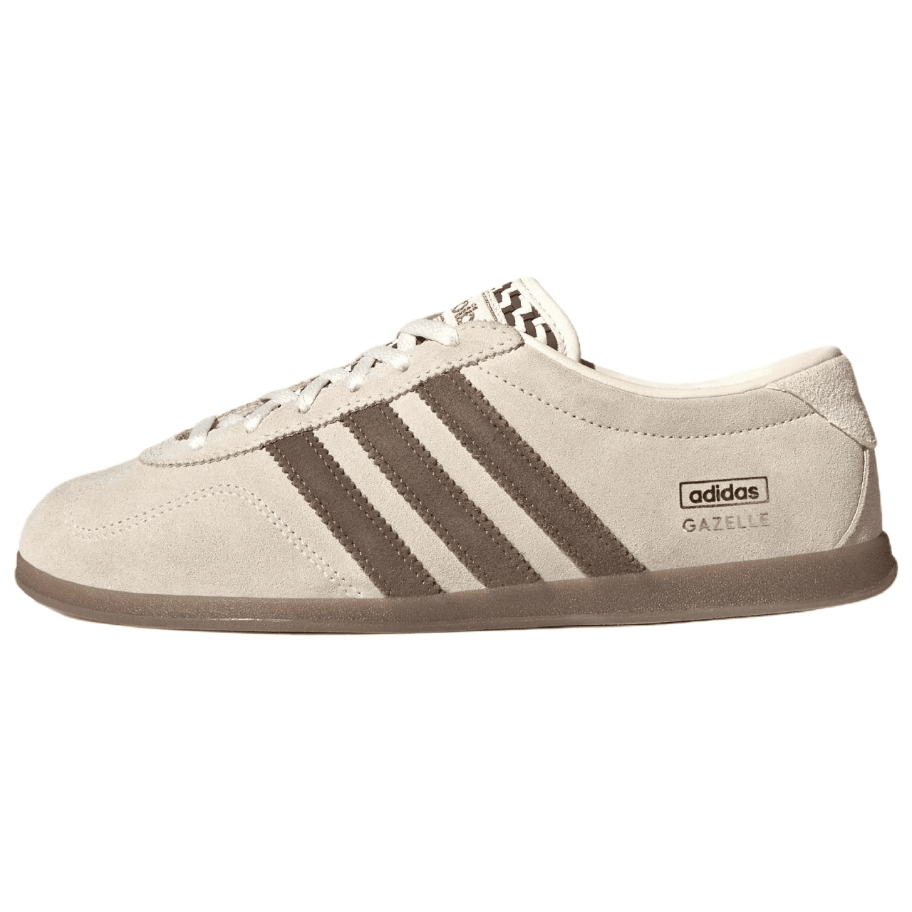 Кроссовки Adidas Originals Gazelle Скейтборд Кроссовки Низкие Нефрит Белый Темно-Коричневый Женский - изображение 1