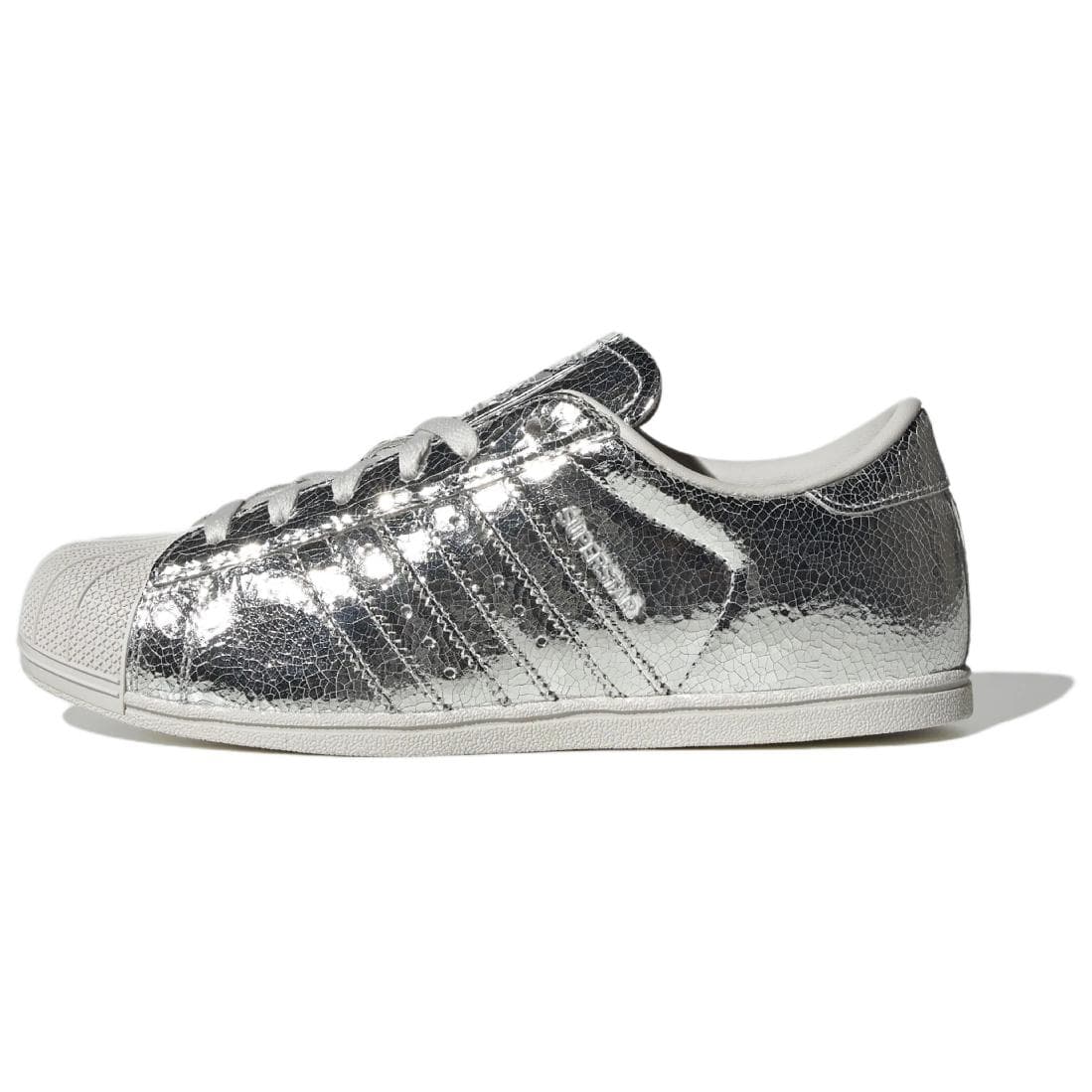 Кроссовки Adidas Originals SUPERSTAR Скейтборд Кеды Низкий Топ Металлический Серебристый Светло-Серый Женские - изображение 1