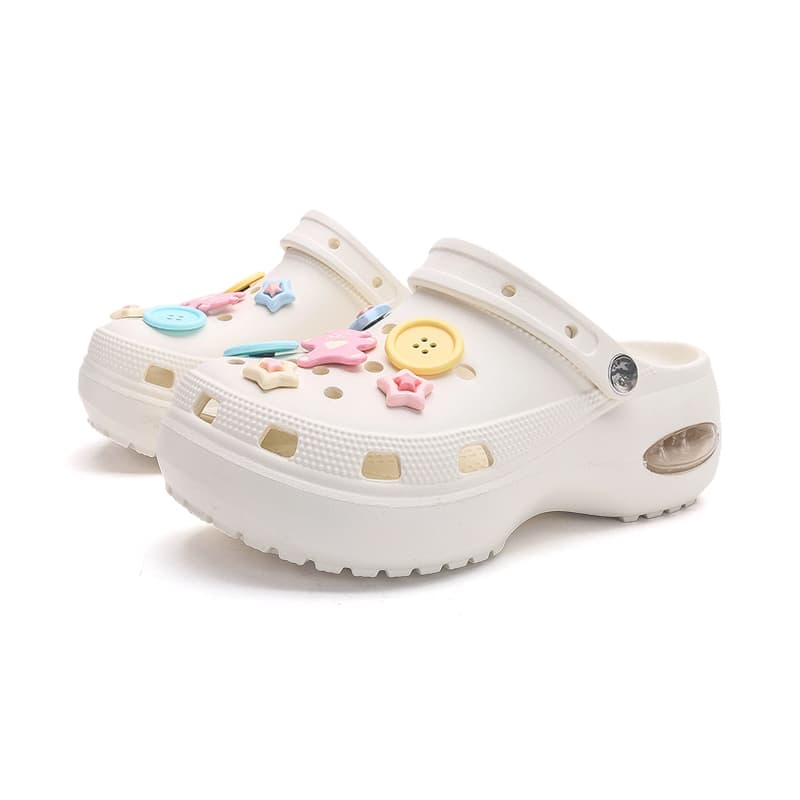 Сабо Jifffly Sabo Rubber Ecru Women's - изображение 3
