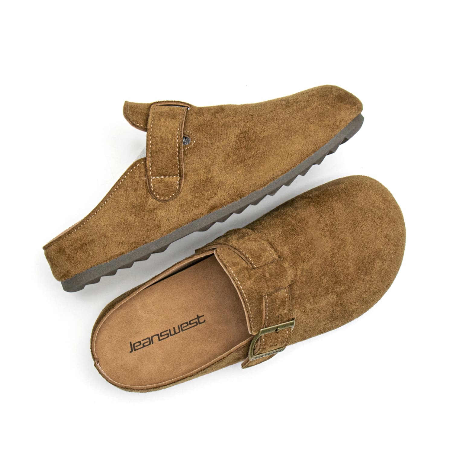 Сандалии JEANSWEST Birkenstock Стиль Обувь Земляной кофе Женские - изображение 2