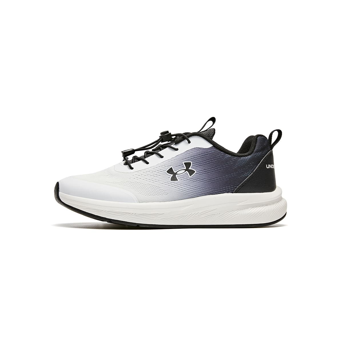 Кроссовки Under Armour Детские беговые кроссовки Low Топ Белый черный Kids - изображение 1