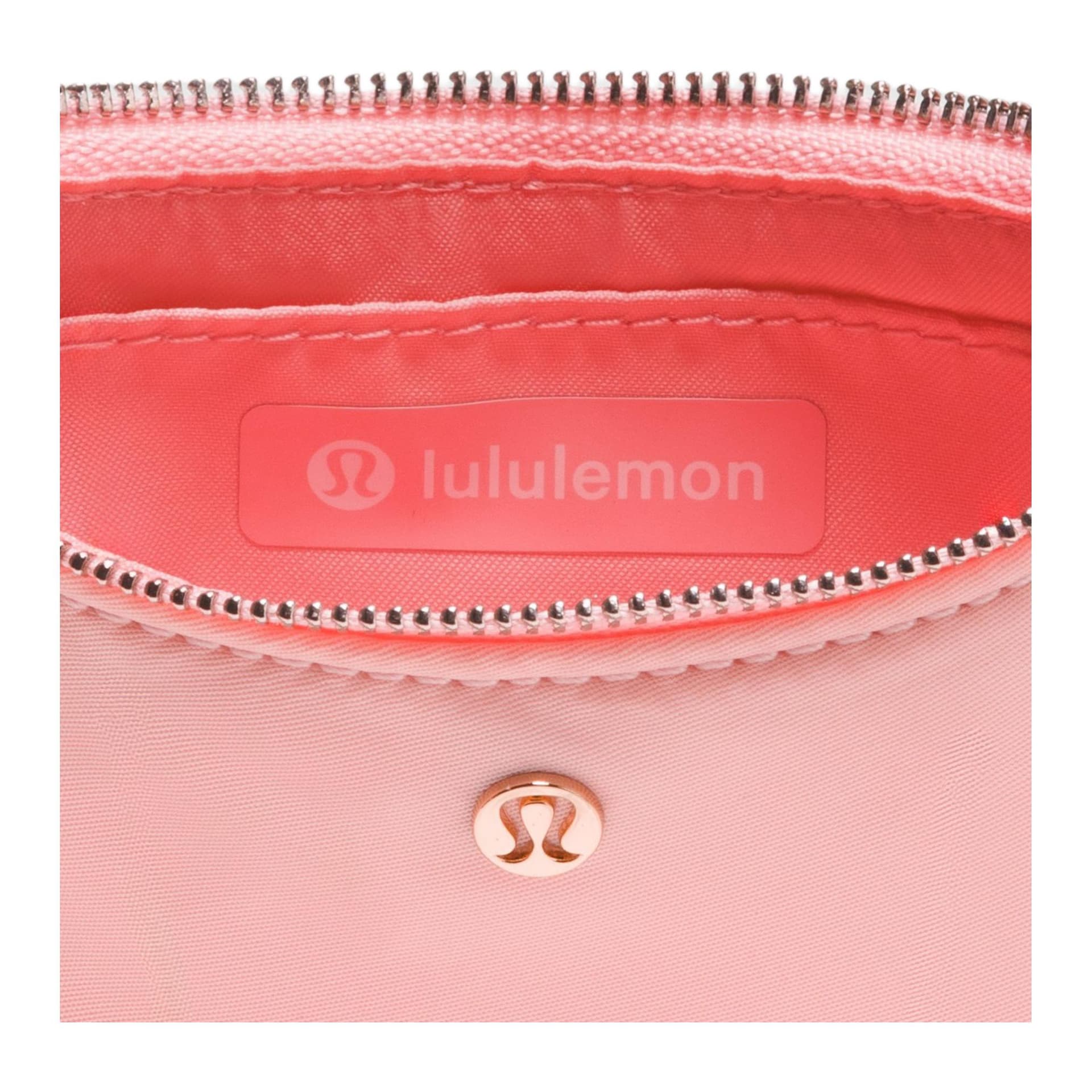 Мини-сумка Lululemon City Essentials Нейлоновая Сумка на плечо и через плечо Мини-версия Женская Румяно-розовая и Розово-золотая - изображение 3
