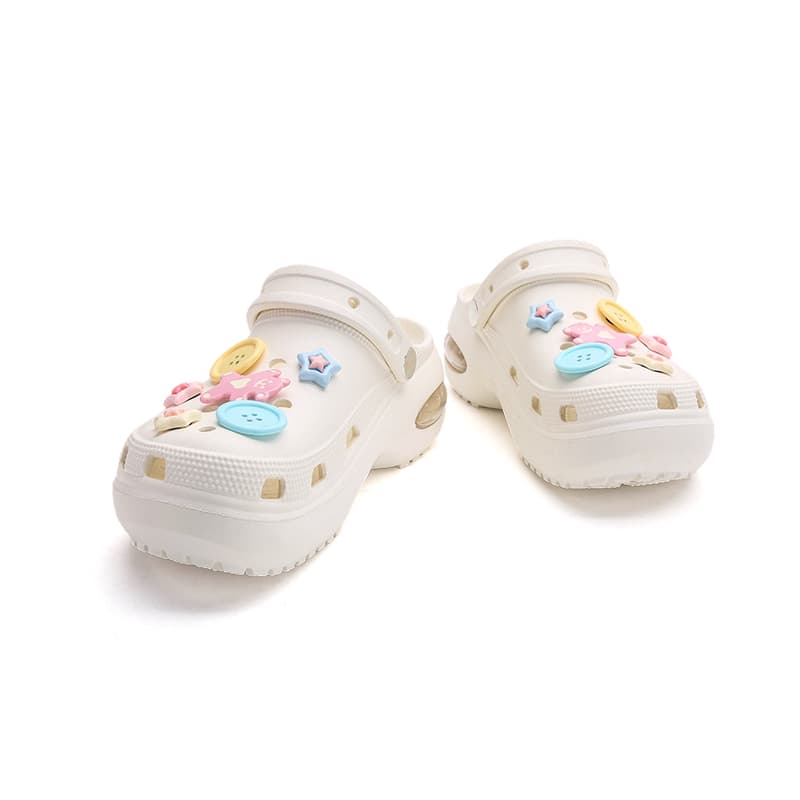 Сабо Jifffly Sabo Rubber Ecru Women's - изображение 4