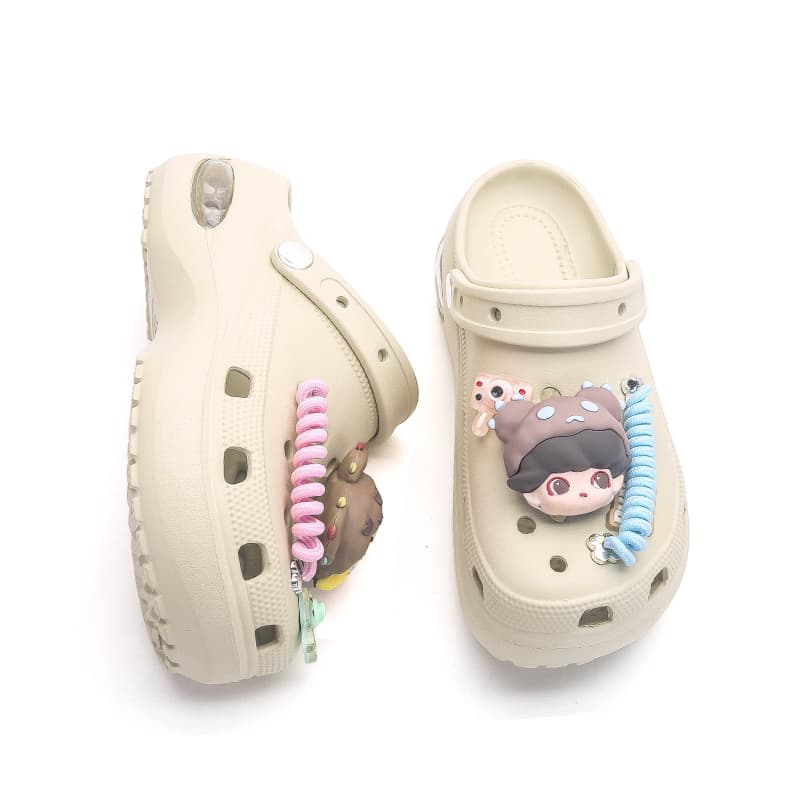 Сабо Jifffly Sabo Rubber Beige Women's - изображение 5