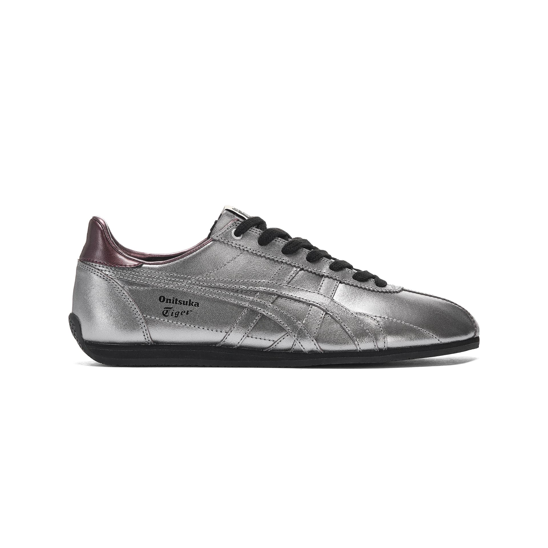 Кроссовки Onitsuka Tiger Runspark Повседневная обувь Low Топ Металлический серый Унисекс - изображение 2
