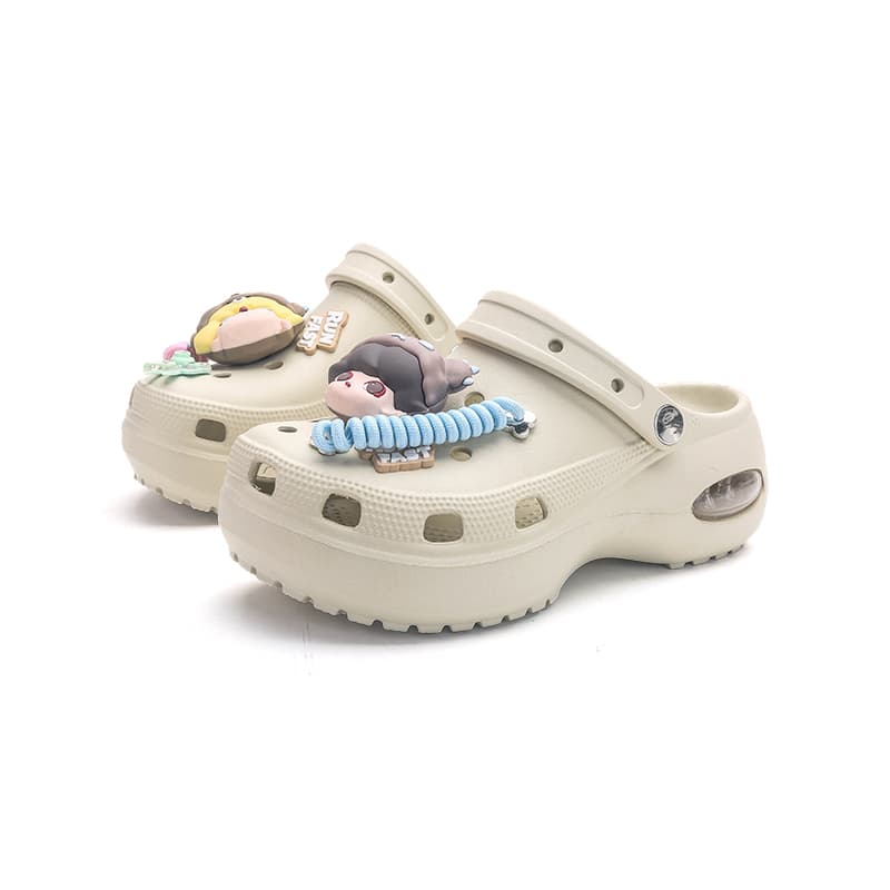 Сабо Jifffly Sabo Rubber Beige Women's - изображение 3