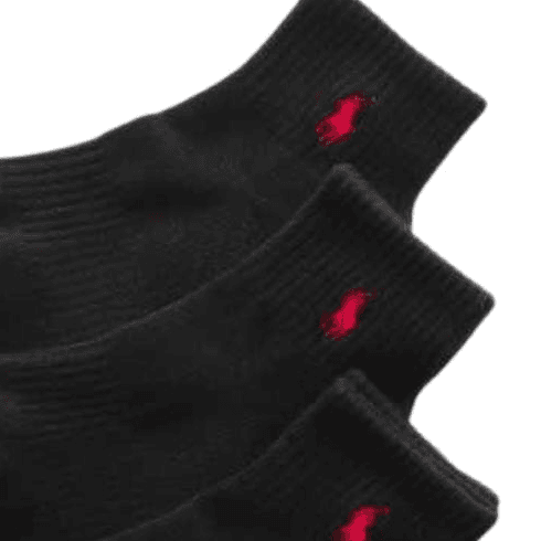 Носки Polo Ralph Lauren Low-Top унисекс упаковка из 3 пар - изображение 3