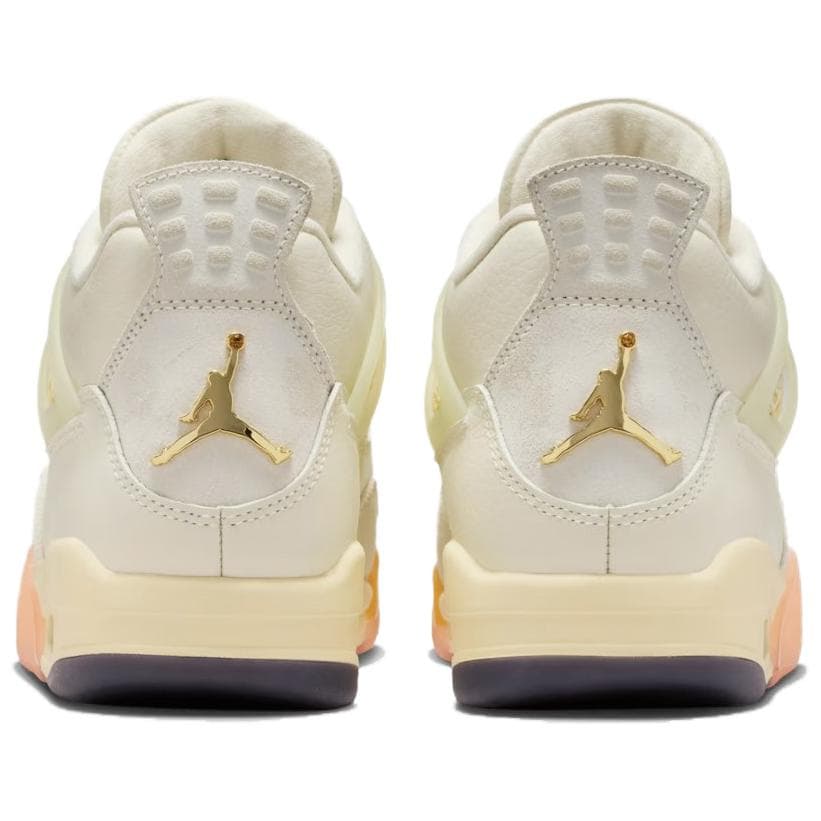 Ретро баскетбольные кроссовки Jordan Air Jordan 4 High Топ Ретро Баскетбольные Кроссовки Женские Бежевые - изображение 5