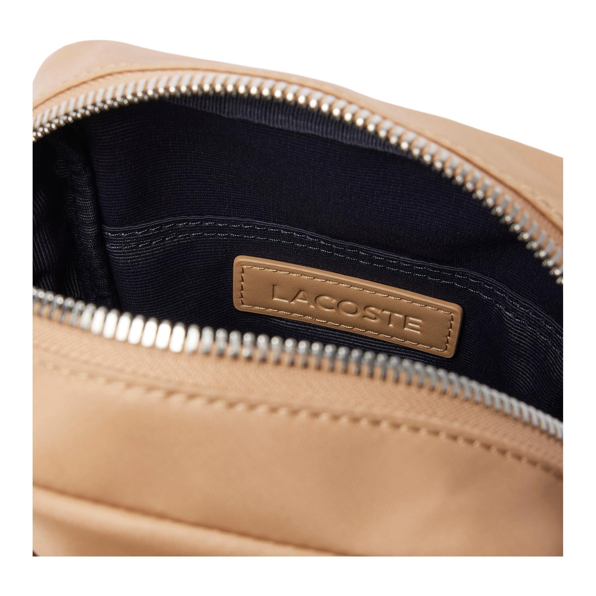 Сумка через плечо Lacoste Croc Logo Zip Crossbody Medium Brown - изображение 5