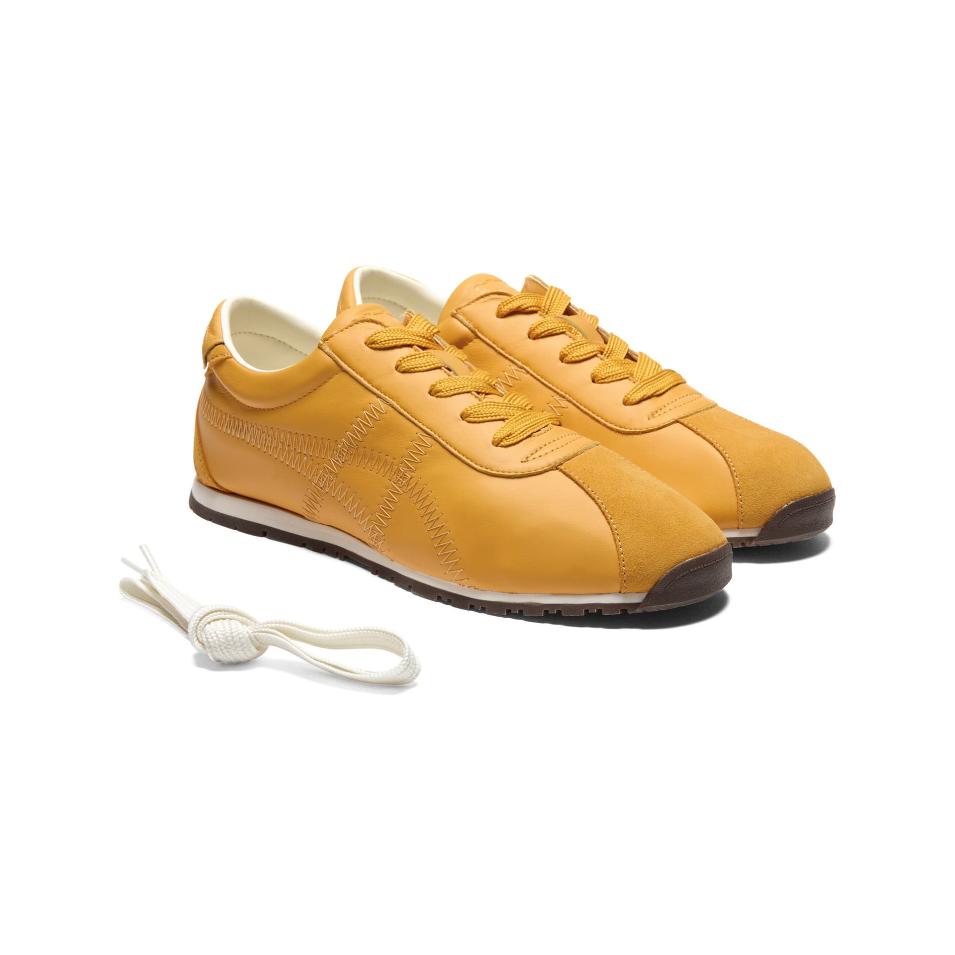 Кроссовки Onitsuka Tiger CORSAIR A55 Лоу-топы Повседневная обувь Унисекс Коричневый - изображение 3
