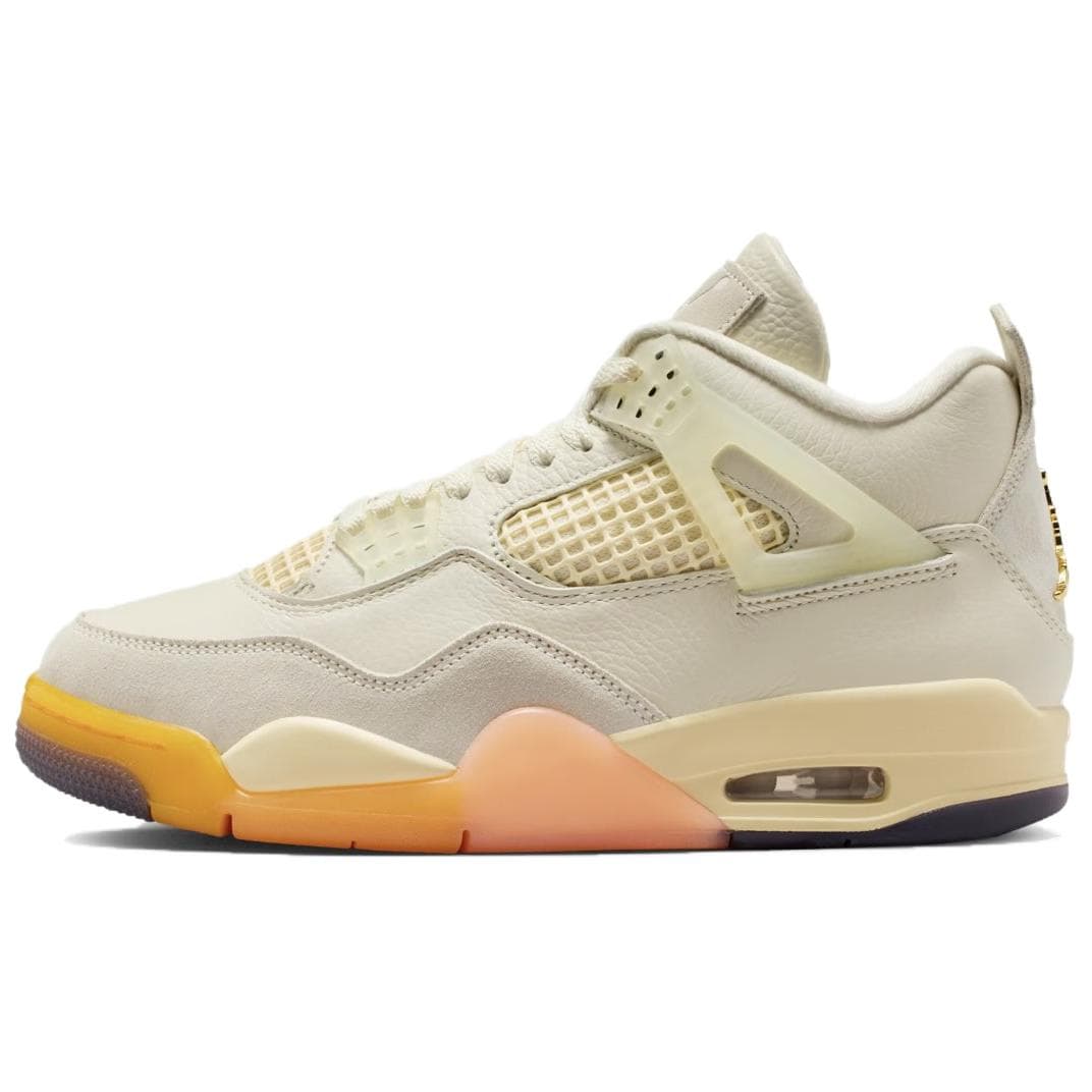 Ретро баскетбольные кроссовки Jordan Air Jordan 4 High Топ Ретро Баскетбольные Кроссовки Женские Бежевые - изображение 1