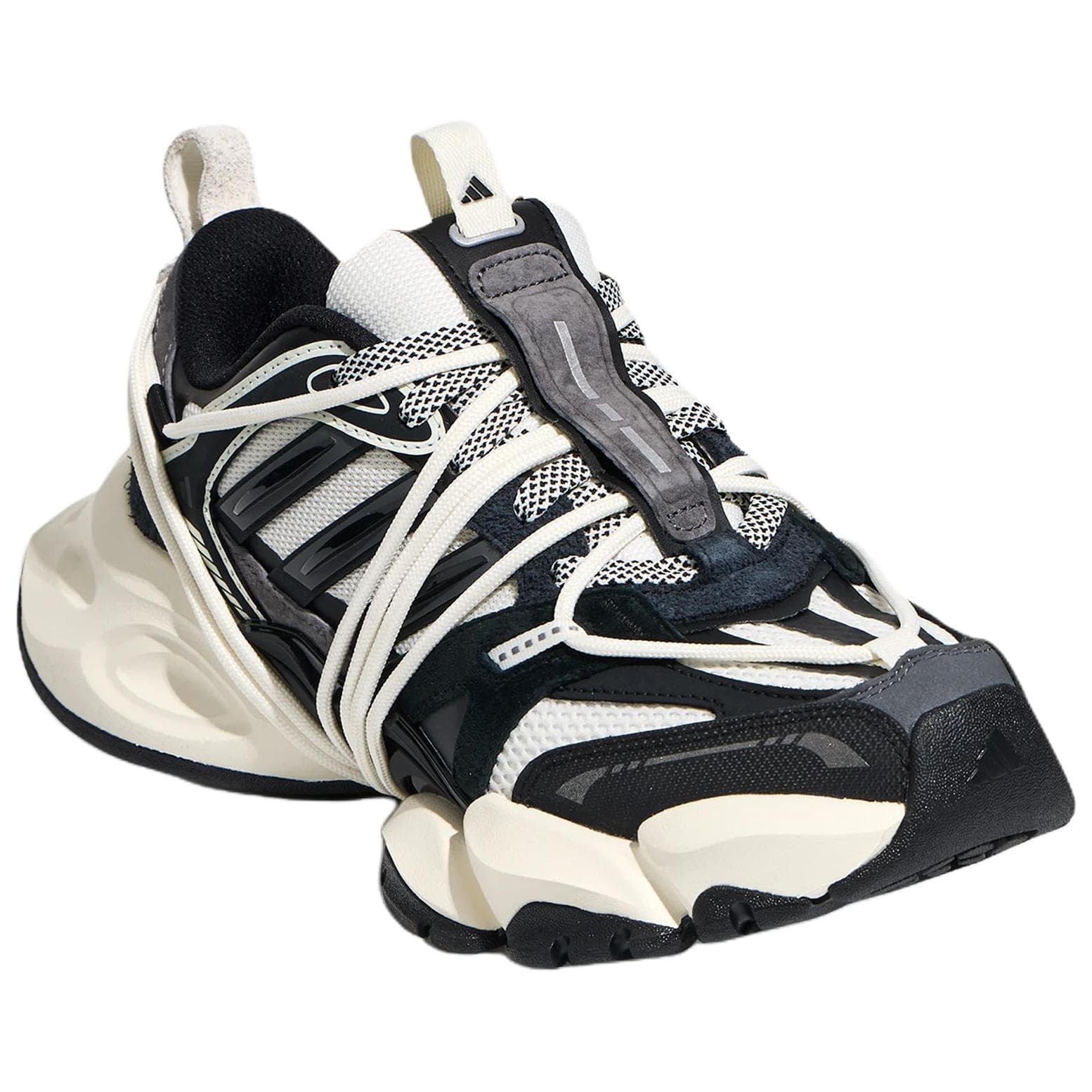 Кроссовки для бега Adidas XLG RUNNER DELUXE 2,0 Беговые кроссовки Низкий Топ Нефрит Белый Черный Яркий Металл Железо Серый Унисекс - изображение 3