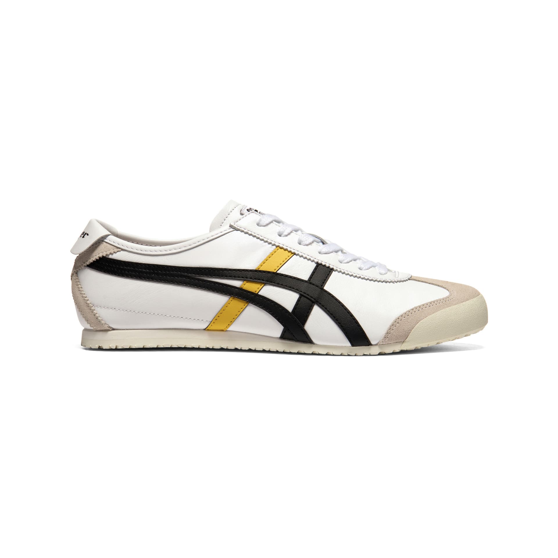 Кроссовки Onitsuka Tiger MEXICO 66 Повседневная обувь Низкий Топ Белый Черный Желтый Унисекс - изображение 2