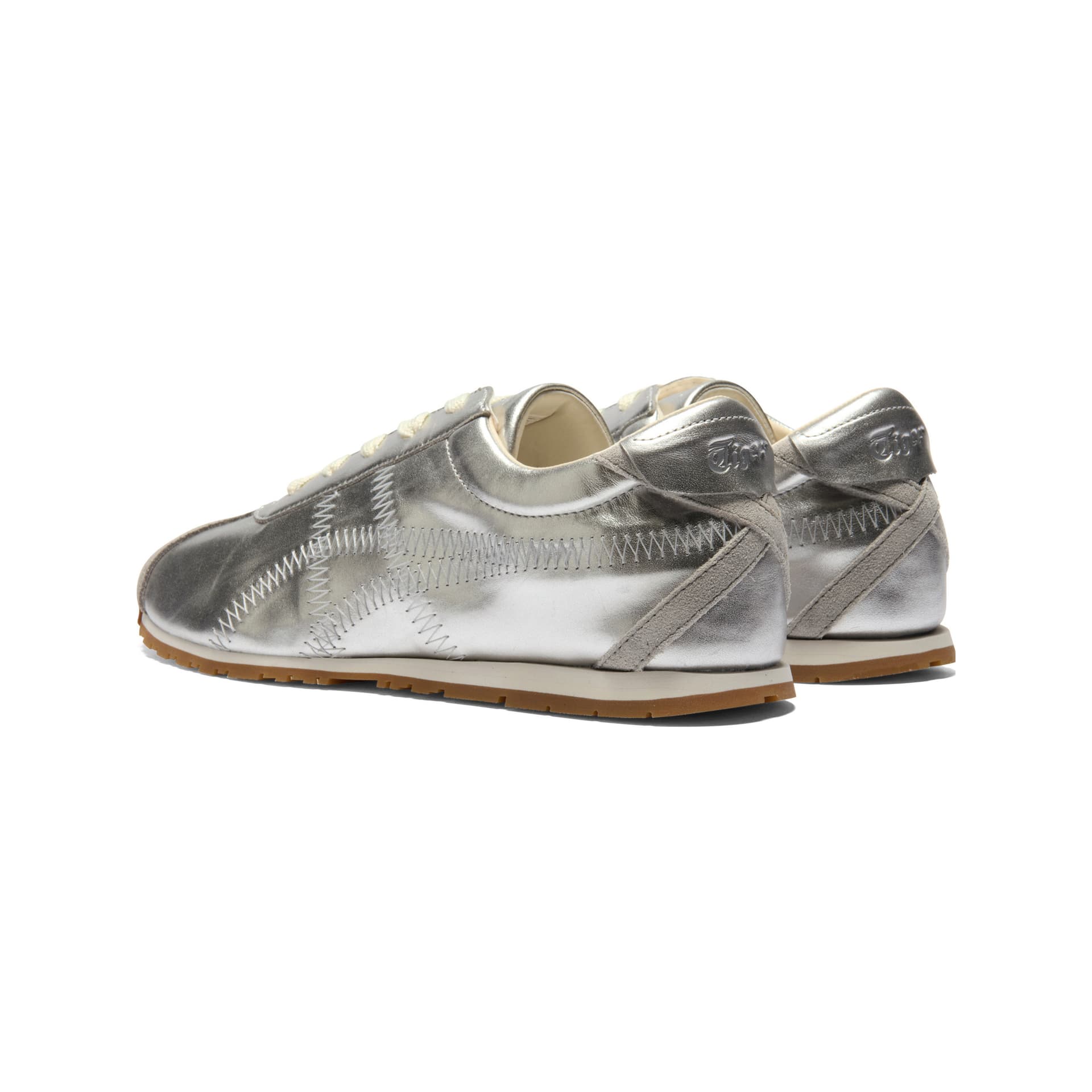 Кроссовки Onitsuka Tiger Corsair Повседневная обувь Low Топ Серебряный Унисекс - изображение 4