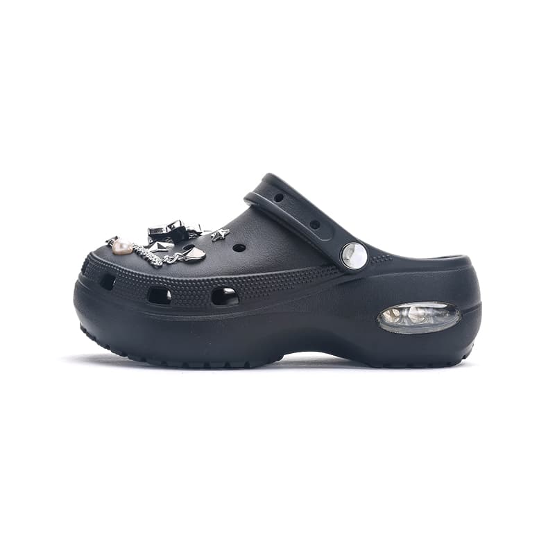 Сабо Jifffly Sabo Rubber Black Women's - изображение 1