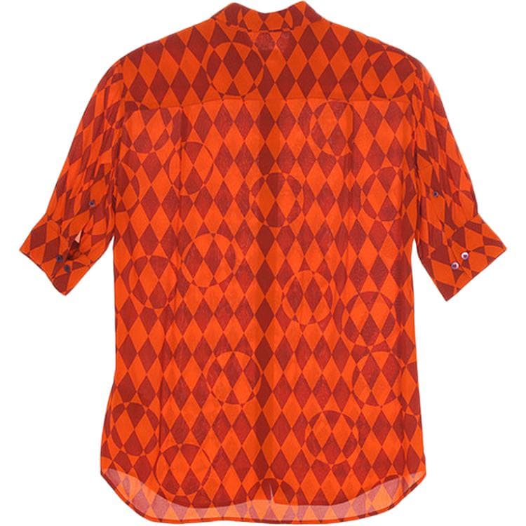 Блузка dries van noten Оранжевый Красный Женские Рубашки - изображение 2