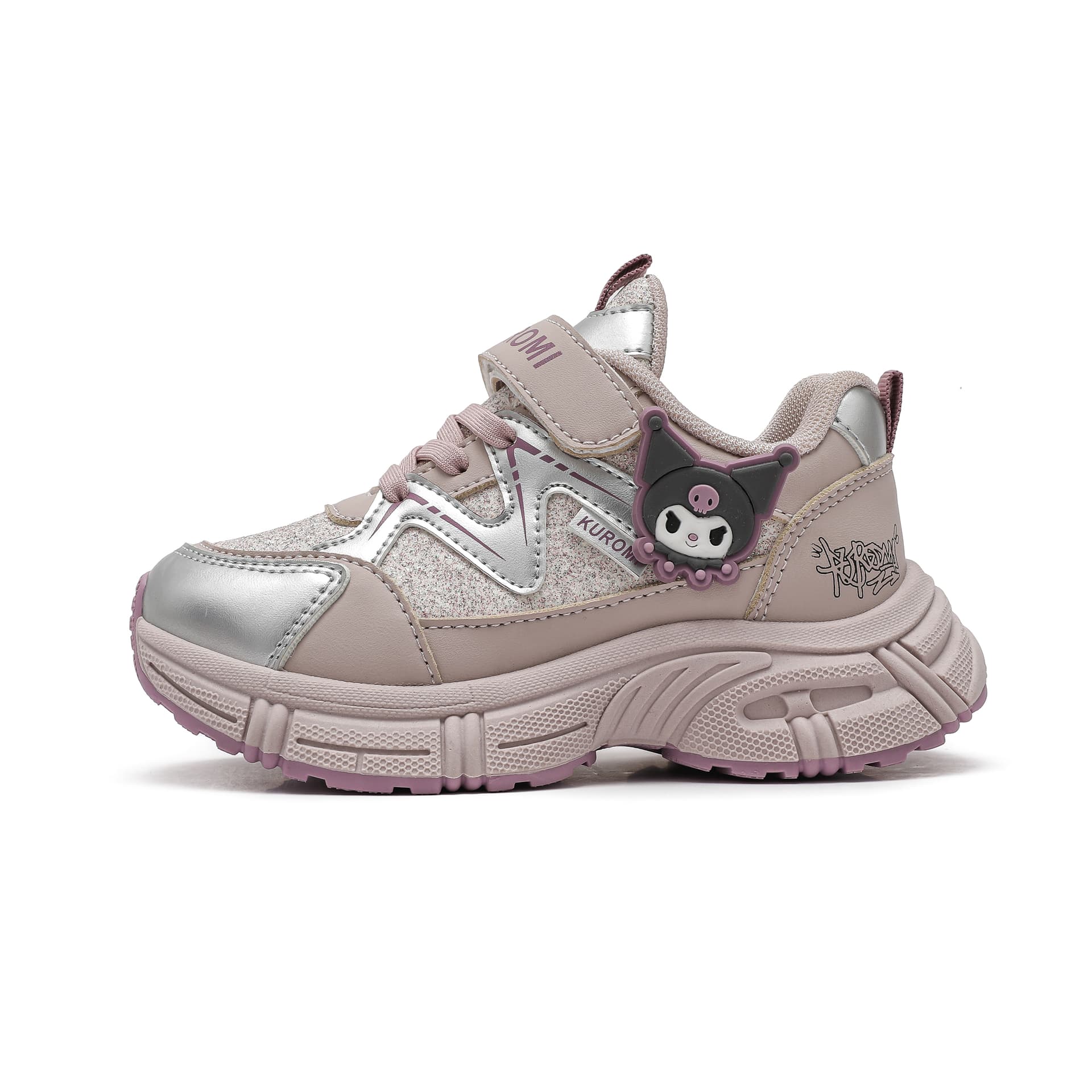 Кроссовки Санрио Kuromi Collection Детская повседневная обувь Low Топ Kids - изображение 1