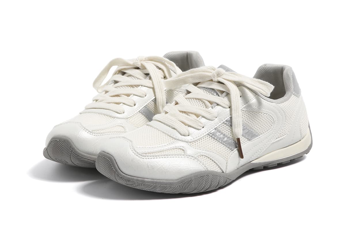 Кроссовки HUANQIU Повседневная обувь Low Топ Pearl White Женские - изображение 4