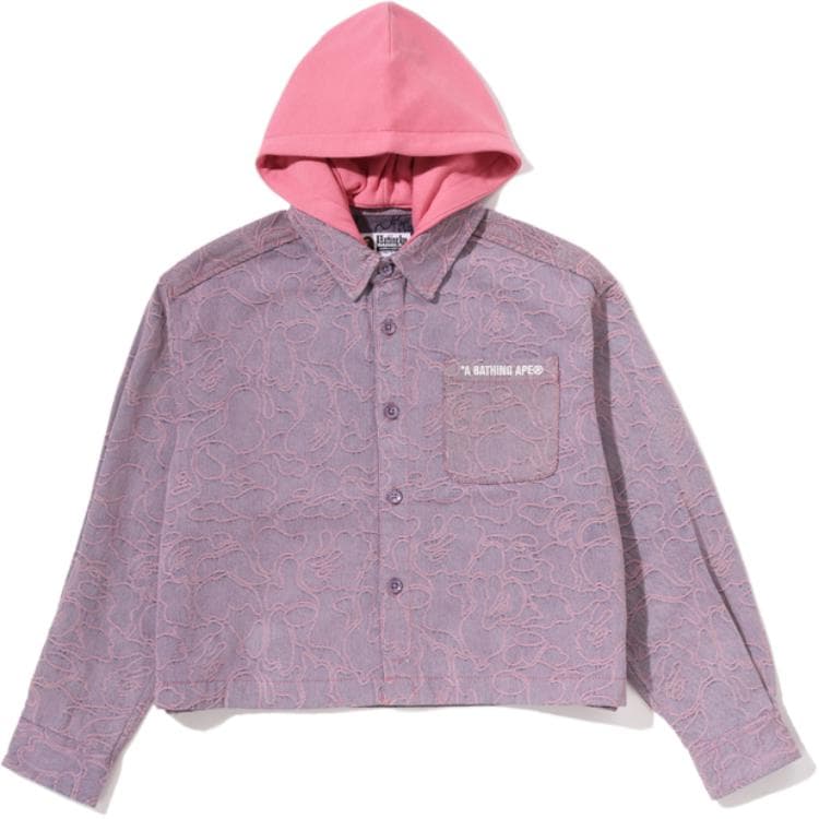 A BATHING APE FW26 Женские Джинсовые Куртки - изображение 1