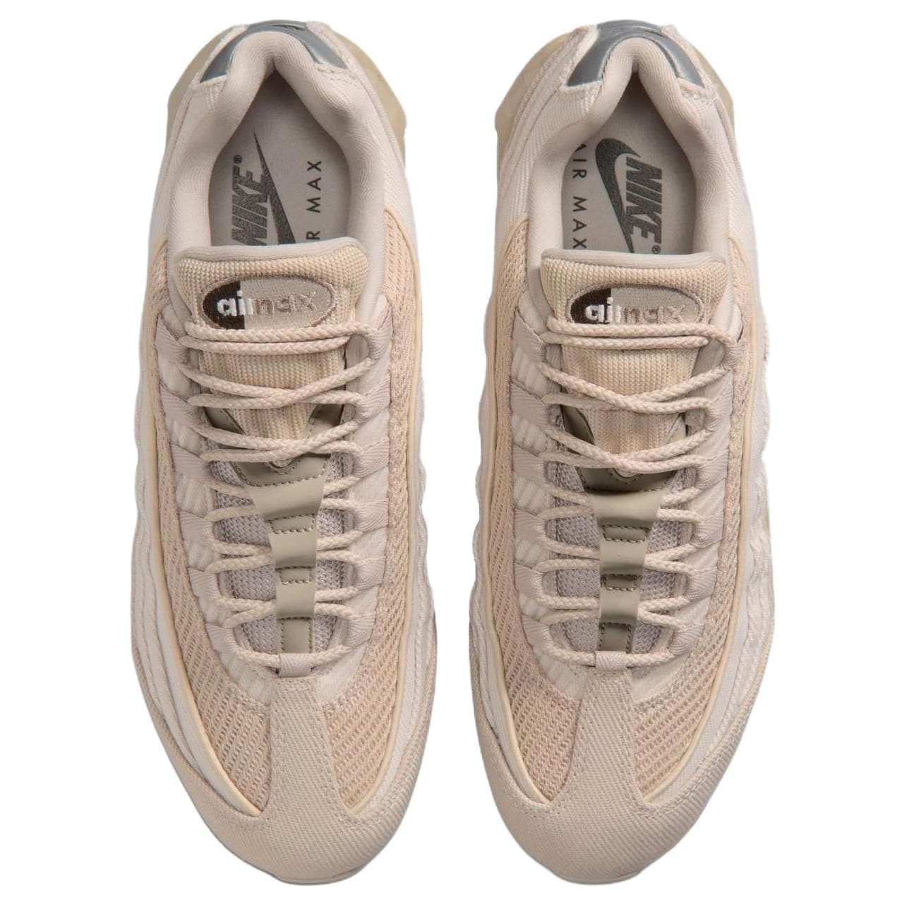 Кроссовки для бега Nike Air MAX 95 Беговые кроссовки Low Топ Бежевый Мужской - изображение 4