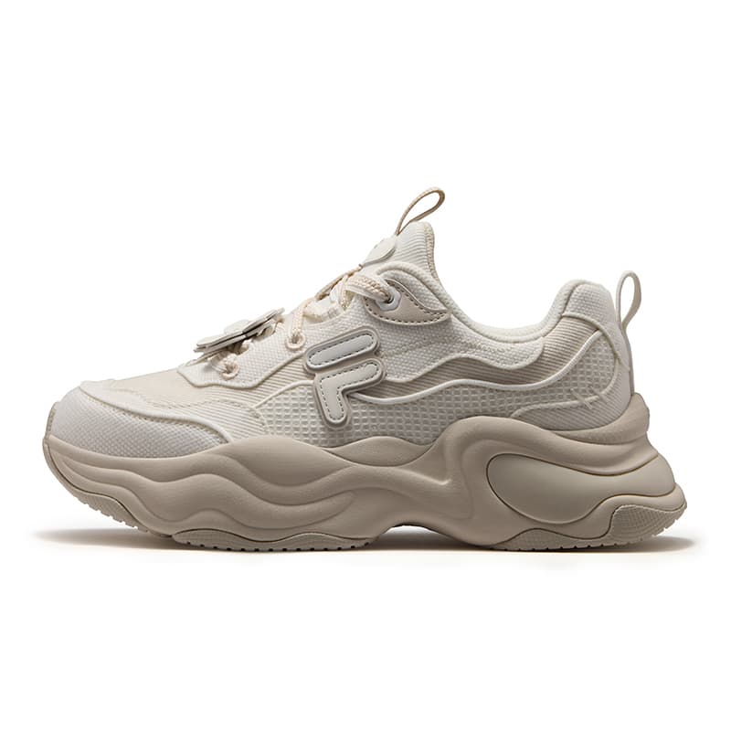 Кроссовки FILA FUSION BUBBLE DX Массивные кроссовки Низкий Топ Снег Пена Белый Женские - изображение 1