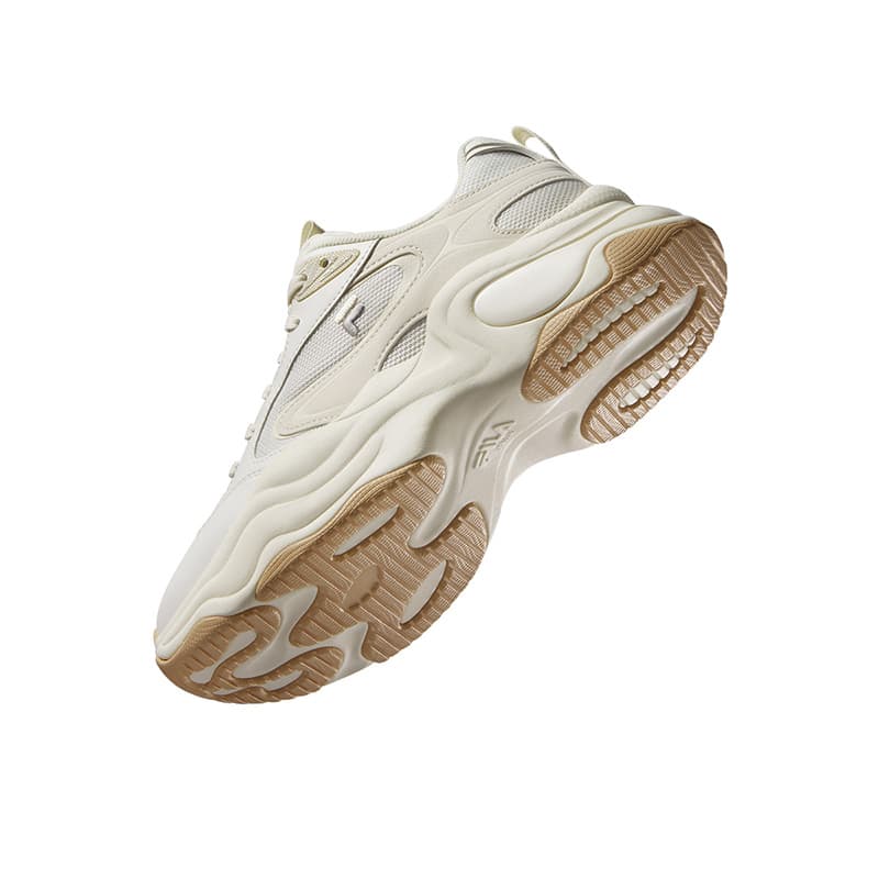 Кроссовки FILA FUSION BUBBLE DX Массивные кроссовки Низкий Топ Снег Туманный серый Женские - изображение 6